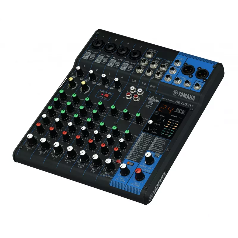 Misturadora de áudio Yamaha MG10XU 10 canais preto