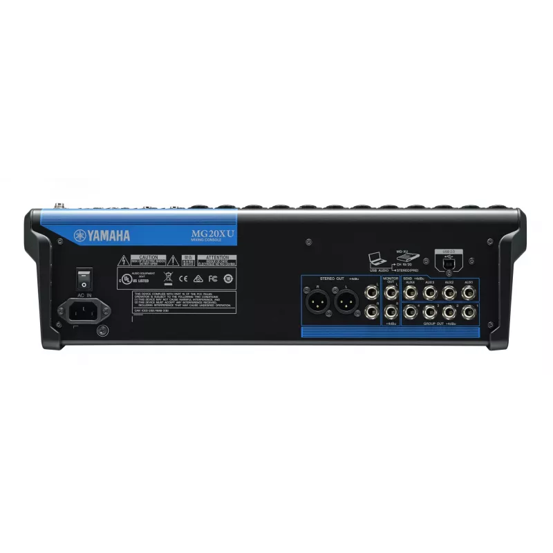 Misturadora de áudio Yamaha MG20XU 20 canais preto