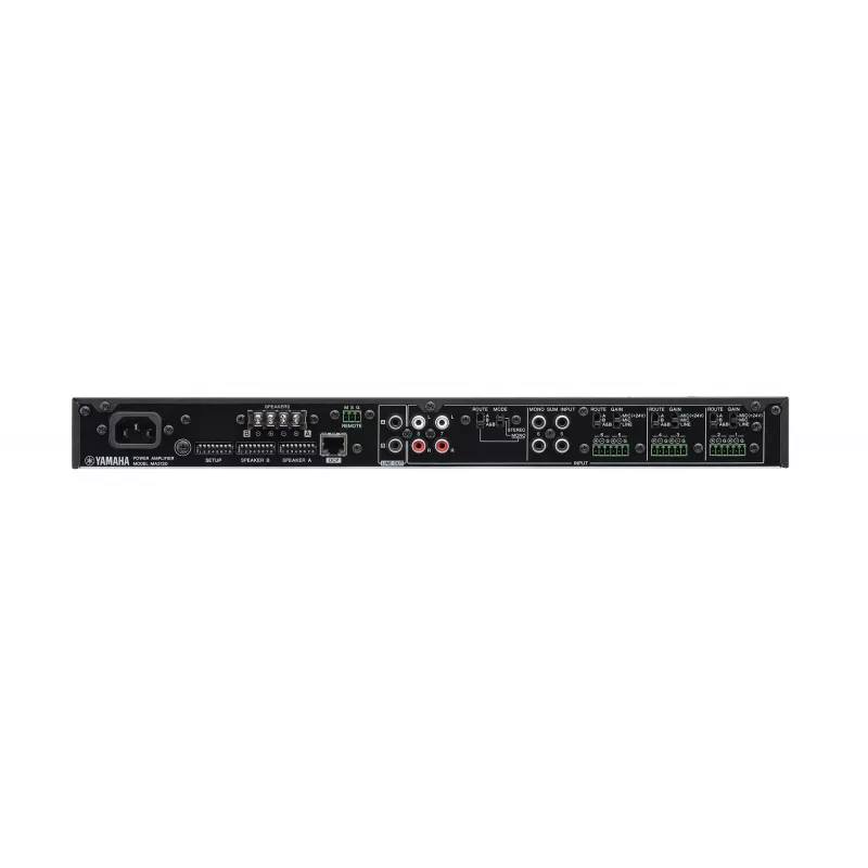 Amplificador de áudio Yamaha MA2120 preto, cinzento