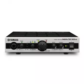 Amplificador de áudio Yamaha MA2030A 2.0 canais sistema ELA preto