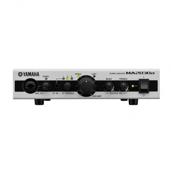 Amplificador de áudio Yamaha MA2030A 2.0 canais sistema ELA preto