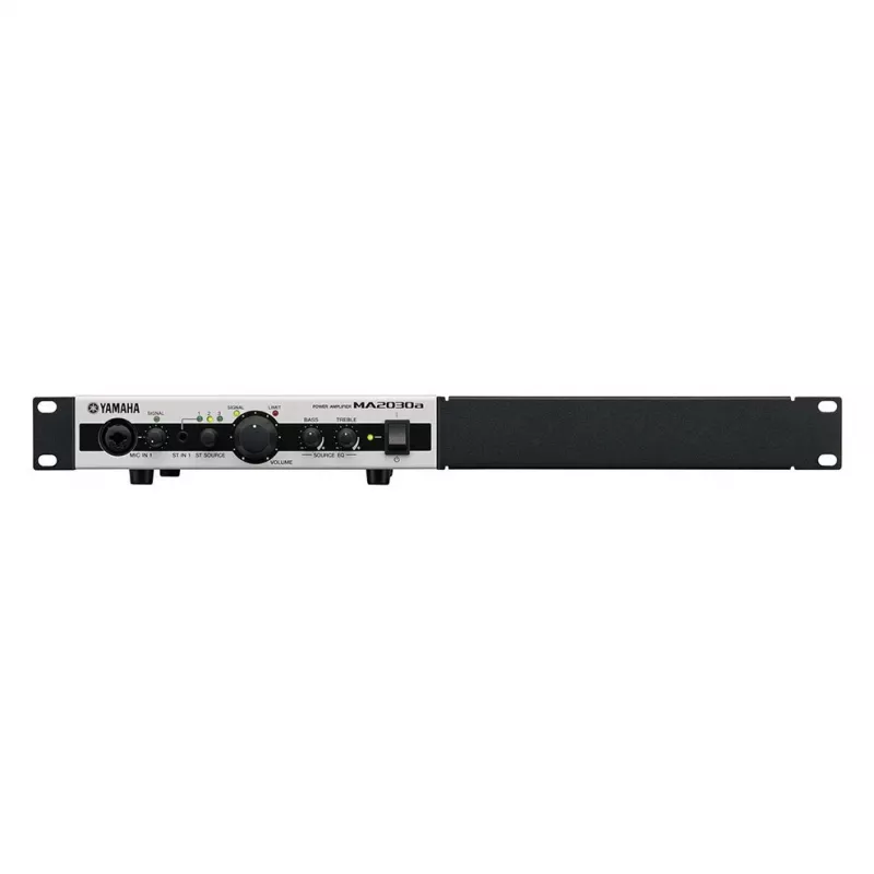Amplificador de áudio Yamaha MA2030A 2.0 canais sistema ELA preto