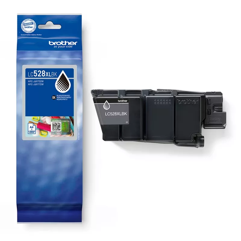 Brother LC528XLBK Tinteiro 1 unid. Original Ultra Alto Rendimento Preto