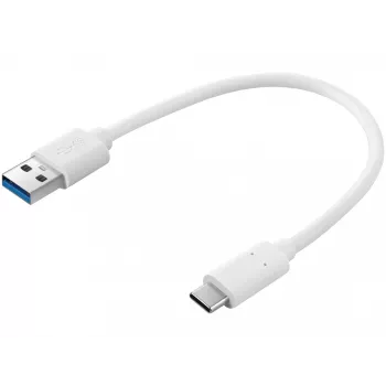 Sandberg USB-C 3.1 > USB-A 3.0 0,2 M, 0,2 m, USB C, USB A, USB 3.2 Gen 1 (3.1 Gen 1), branco