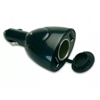 Sandberg Carregador de automóvel USB 3in1, automóvel, isqueiro, 5 V, preto