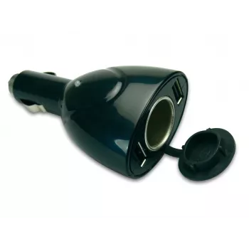 Sandberg Carregador de automóvel USB 3in1, automóvel, isqueiro, 5 V, preto