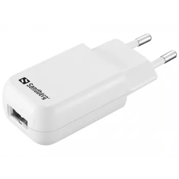 Sandberg Carregador de CA Mini USB 1A EU, interior, AC, 5 V, preto, branco