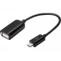 Sandberg Adaptador OTG MicroUSB M - USB F, Micro-USB B, USB A, USB 2.0, macho/fêmea, 0,48 Gbit/s, preto