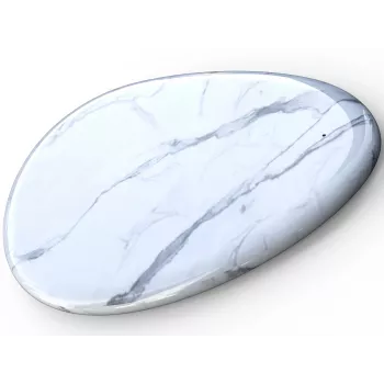 Sandberg Carregador sem fios White Marble, USB, carregamento sem fios, PowerIQ, 1 m, preto, branco