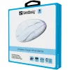 Sandberg Carregador sem fios White Marble, USB, carregamento sem fios, PowerIQ, 1 m, preto, branco