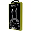 Sandberg Cabo Survivor USB-C—USB-A 1 m, 1 m, USB A, USB C, USB 2.0, preto, cinzento