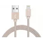 Sandberg Excellence Lightning dourado 1m, 1 m, Lightning, USB A, dourado, reto, reto