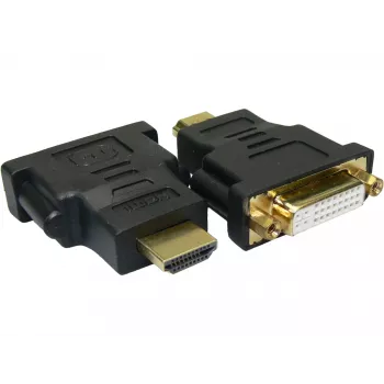 Sandberg Adaptador DVI-F - HDMI-M, HDMI, DVI, preto