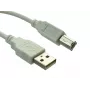 Sandberg USB 2.0 A-B macho 0,7 m, 0.7 m, USB A, USB B, USB 2.0, macho/macho, branco