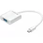 Sandberg Adaptador Mini DisplayPort>VGA, Mini DisplayPort, VGA (D-Sub), macho, fêmea, 1920 x 1080 píxeis, 1920 x 1080 (HD 1080)