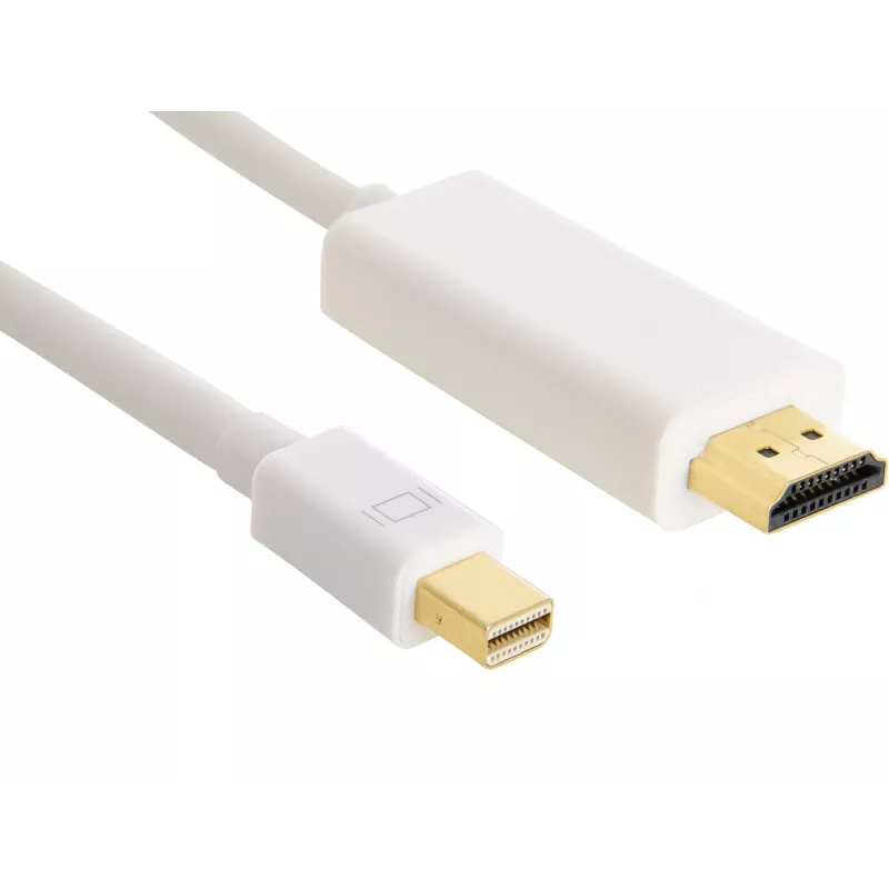 Sandberg Cabo MiniDP > HDMI 1,5 m, 1,5 m, Mini DisplayPort, HDMI, macho, macho, branco