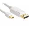 Sandberg DP-MiniDP 1.2 4K M-M 2m, 2 m, DisplayPort, Mini DisplayPort, macho, macho, branco