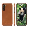 Capa tipo carteira dbramante1928 Lynge para Samsung Galaxy S23+ — Tan, 3 compartimentos para cartões, compatível com ecrã de 6,6 polegadas