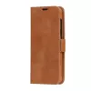 Capa tipo carteira dbramante1928 Lynge para Samsung Galaxy S23+ — Tan, 3 compartimentos para cartões, compatível com ecrã de 6,6 polegadas