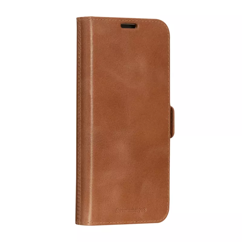 Capa tipo carteira dbramante1928 Lynge para Samsung Galaxy S23+ — Tan, 3 compartimentos para cartões, compatível com ecrã de 6,6 polegadas