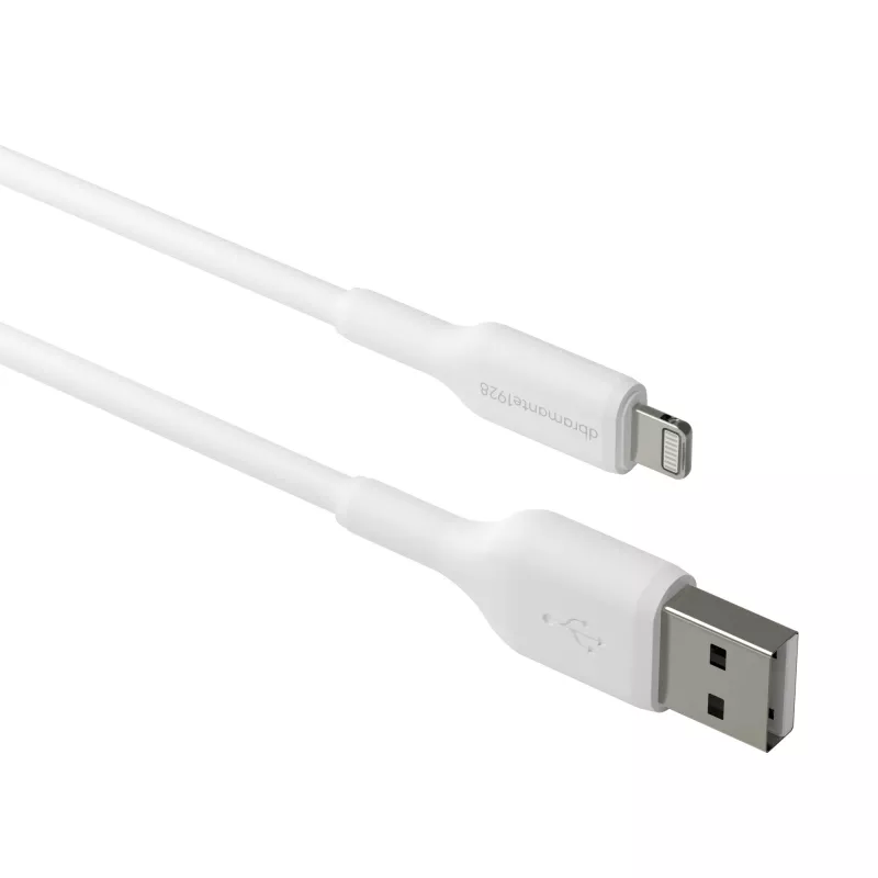 dbramante1928 re-charge - cabo 1m USB-A para Lightning - W, 1 m, USB A, USB 2.0, 0,48 Gbit/s, branco