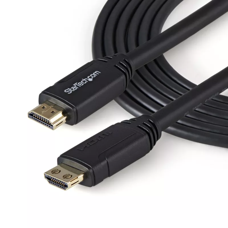 StarTech.com cabo HDMI 2.0 de 3m, cabo HDMI High Speed premium certificado 4K com Ethernet, 4K 60Hz HDR10, cabo HDMI UHD, fichas macho/macho