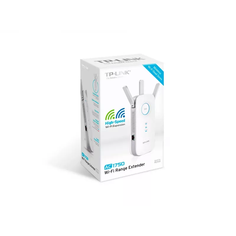 TP-Link RE450 extensor de rede transmissor de rede branco 10, 100, 1000 Mbit/s
