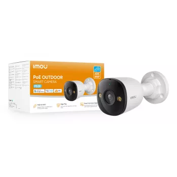Imou PS3E câmara de segurança IP tipo bullet interior e exterior 3840 x 2160 píxeis montagem em teto/parede