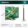 Hisense 75E8S TV 190.5 cm (75 polegadas) 4K Ultra HD Smart TV Wi-Fi cinzento 400 cd/m²