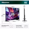 Hisense 85E7S PRO TV 2,16 m (85 polegadas) UHD+ Smart-TV Wi-Fi preto 400 cd/m²