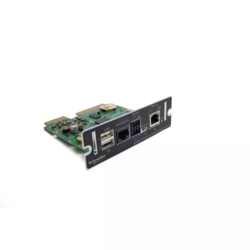 Placa de gestão de rede APC AP9643 — placa WLAN interna, IEEE 802.1x, preta