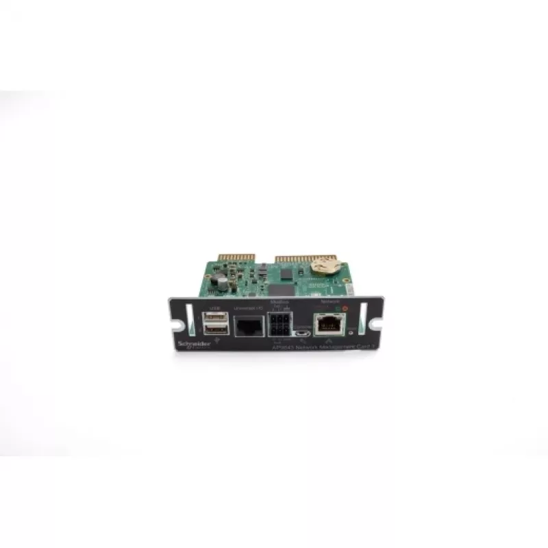 Placa de gestão de rede APC AP9643 — placa WLAN interna, IEEE 802.1x, preta
