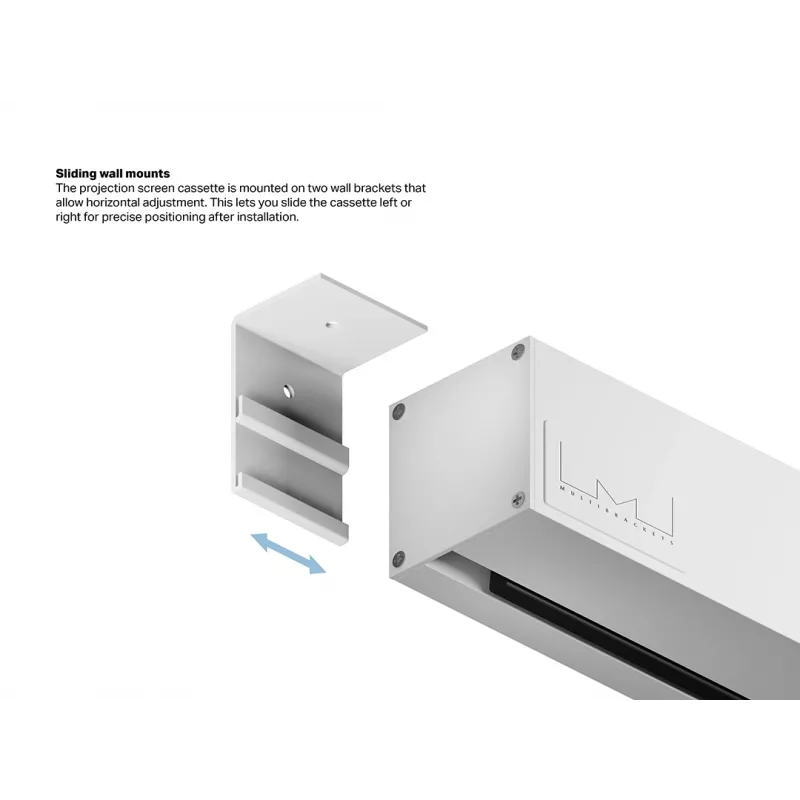 Ecrã de projeção motorizado MULTIBRACKETS M 16:9 135 polegadas (300x168) branco mate