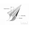 Ecrã de projeção motorizado MULTIBRACKETS M 16:10 90 polegadas (visível 193,9×121,2 cm) branco mate, preto/branco