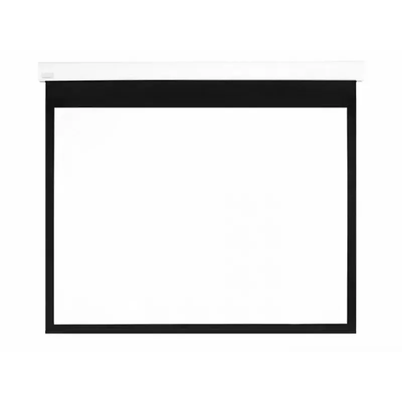 Ecrã de projeção motorizado MULTIBRACKETS M 16:10 90 polegadas (visível 193,9×121,2 cm) branco mate, preto/branco