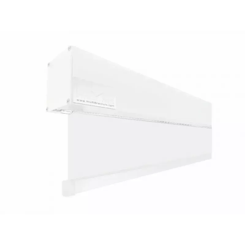 Ecrã de projeção motorizado MULTIBRACKETS M 16:10 90 polegadas (visível 193,9×121,2 cm) branco mate, preto/branco
