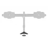 Base de passagem Multibrackets M Desktopmount para suportes de monitor individual/duplo/triplo preto modelo