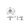 Base de passagem Multibrackets M Desktopmount para suportes de monitor individual/duplo/triplo preto modelo