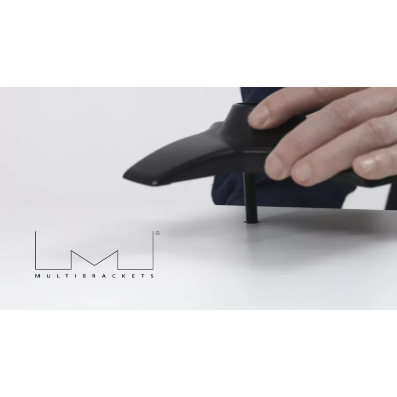 Base de passagem Multibrackets M Desktopmount para suportes de monitor individual/duplo/triplo preto modelo