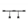 Multibrackets M VESA Desktopmount Triple Desk Clamp 24-32 polegadas 24 kg