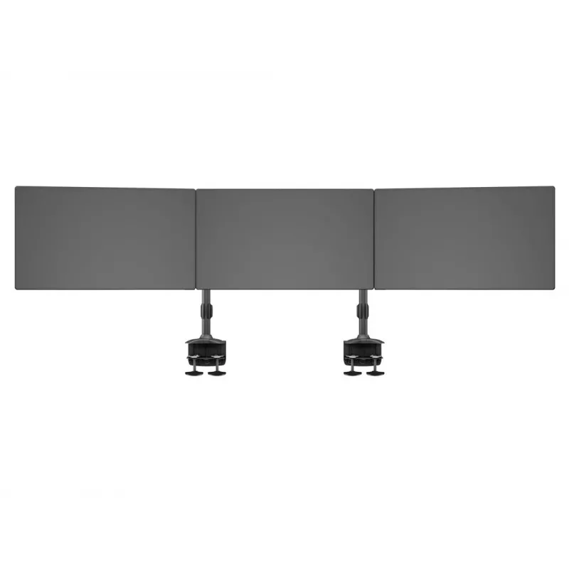 Multibrackets M VESA Desktopmount Triple Desk Clamp 24-32 polegadas 24 kg