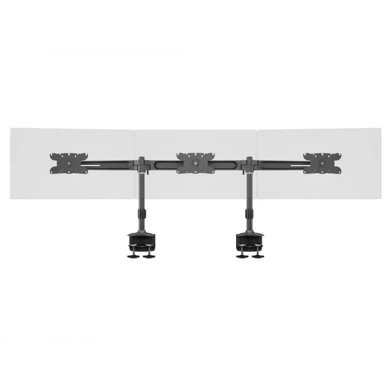 Multibrackets M VESA Desktopmount Triple Desk Clamp 24-32 polegadas 24 kg