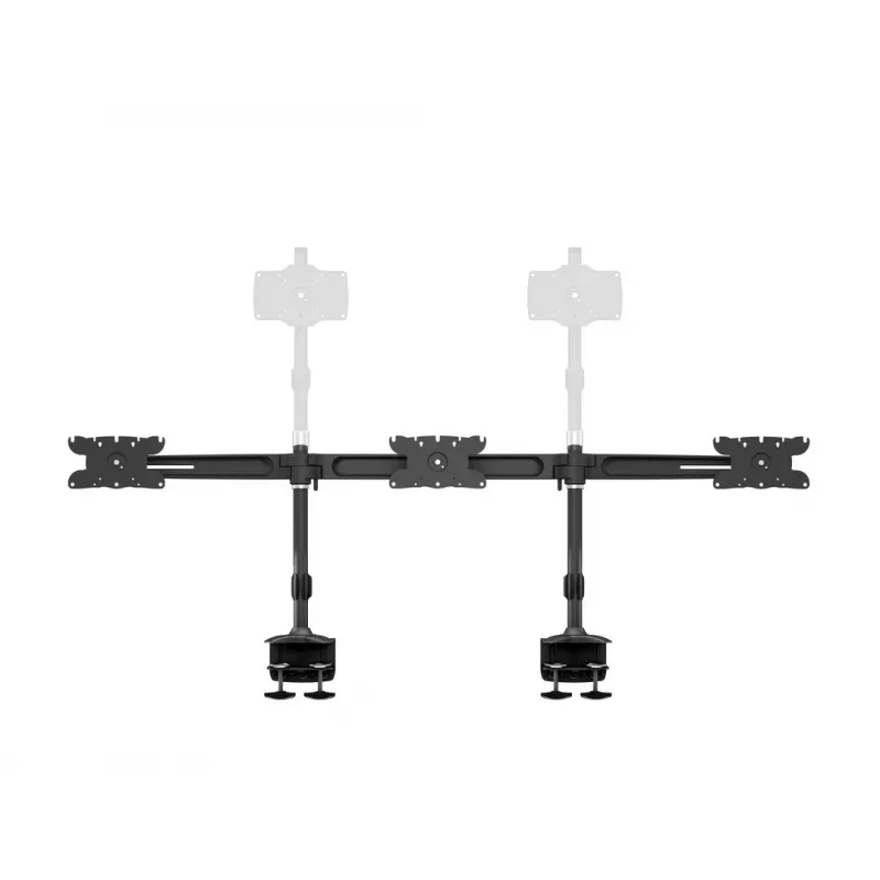 Multibrackets M VESA Desktopmount Triple Desk Clamp 24-32 polegadas 24 kg