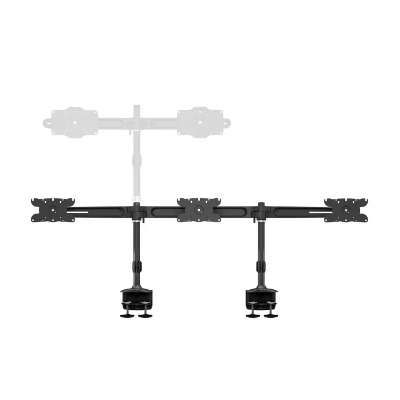 Multibrackets M VESA Desktopmount Triple Desk Clamp 24-32 polegadas 24 kg