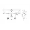 Multibrackets M VESA Desktopmount Triple Desk Clamp 24-32 polegadas 24 kg