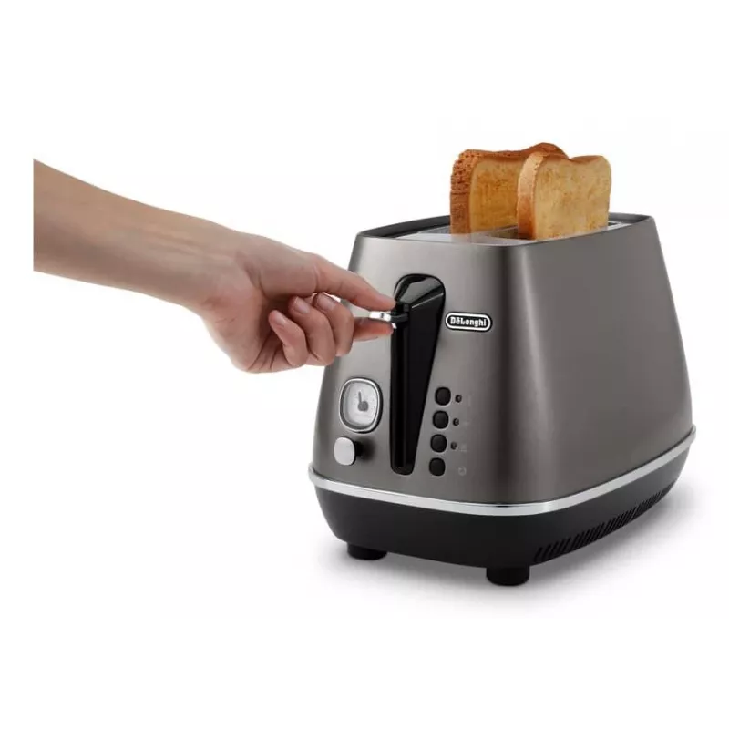 De’Longhi CTIN2103.TB torradeira 2 fatias 900 W preto