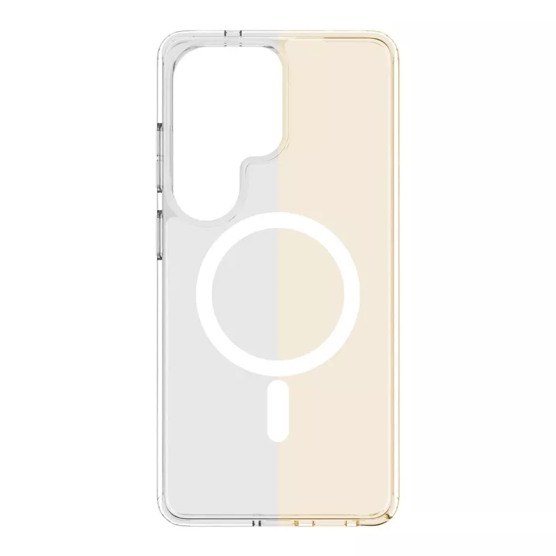 Cellularline Clear Mag - Galaxy S26 Ultra capa transparente ultra resistente com rebordo de borracha, compatível com o ecossistema Qi2 e acessórios magnéticos, tratada contra amarelecimento.