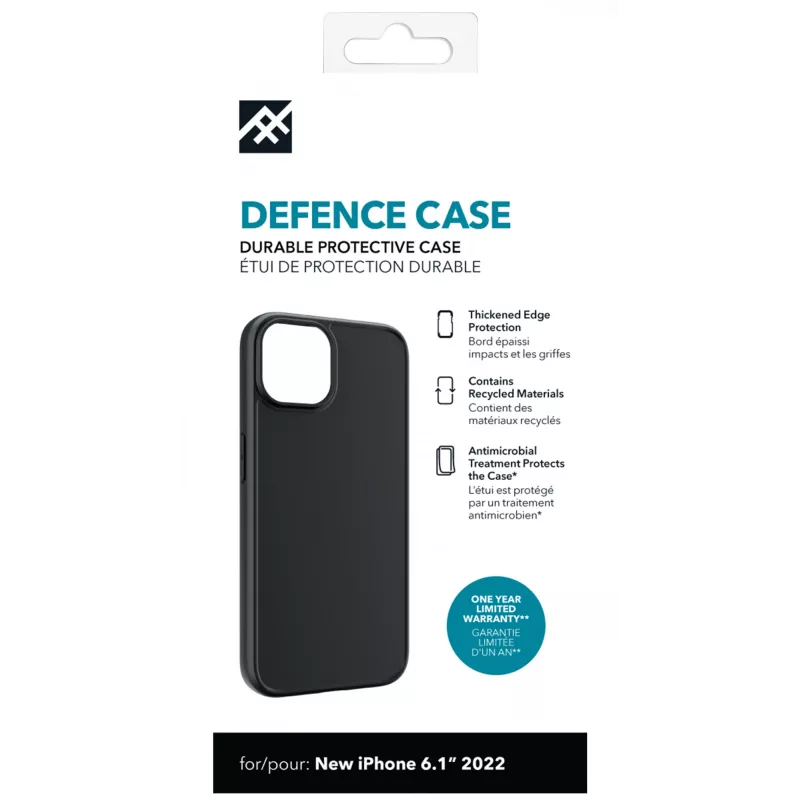 IFROGZ Defence capa para telemóvel 15,5 cm (6,1 polegadas) capa preta