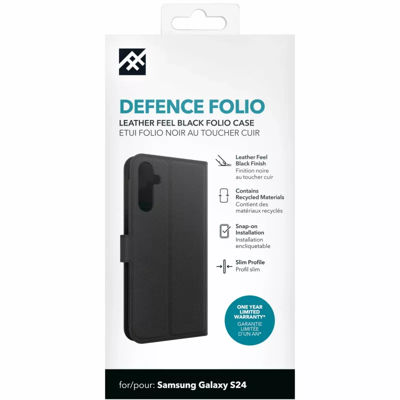 IFROGZ Defence Folio capa para telemóvel 15,8 cm (6,2″) preta