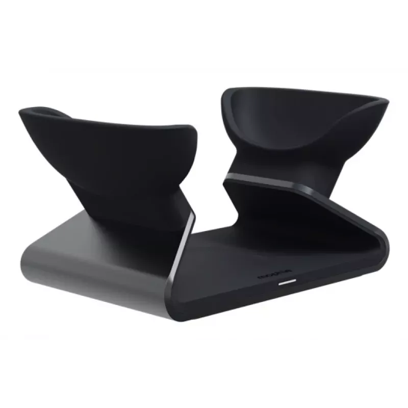 mophie AirPods Max estação de carregamento, interior, USB, carregamento sem fios, preto